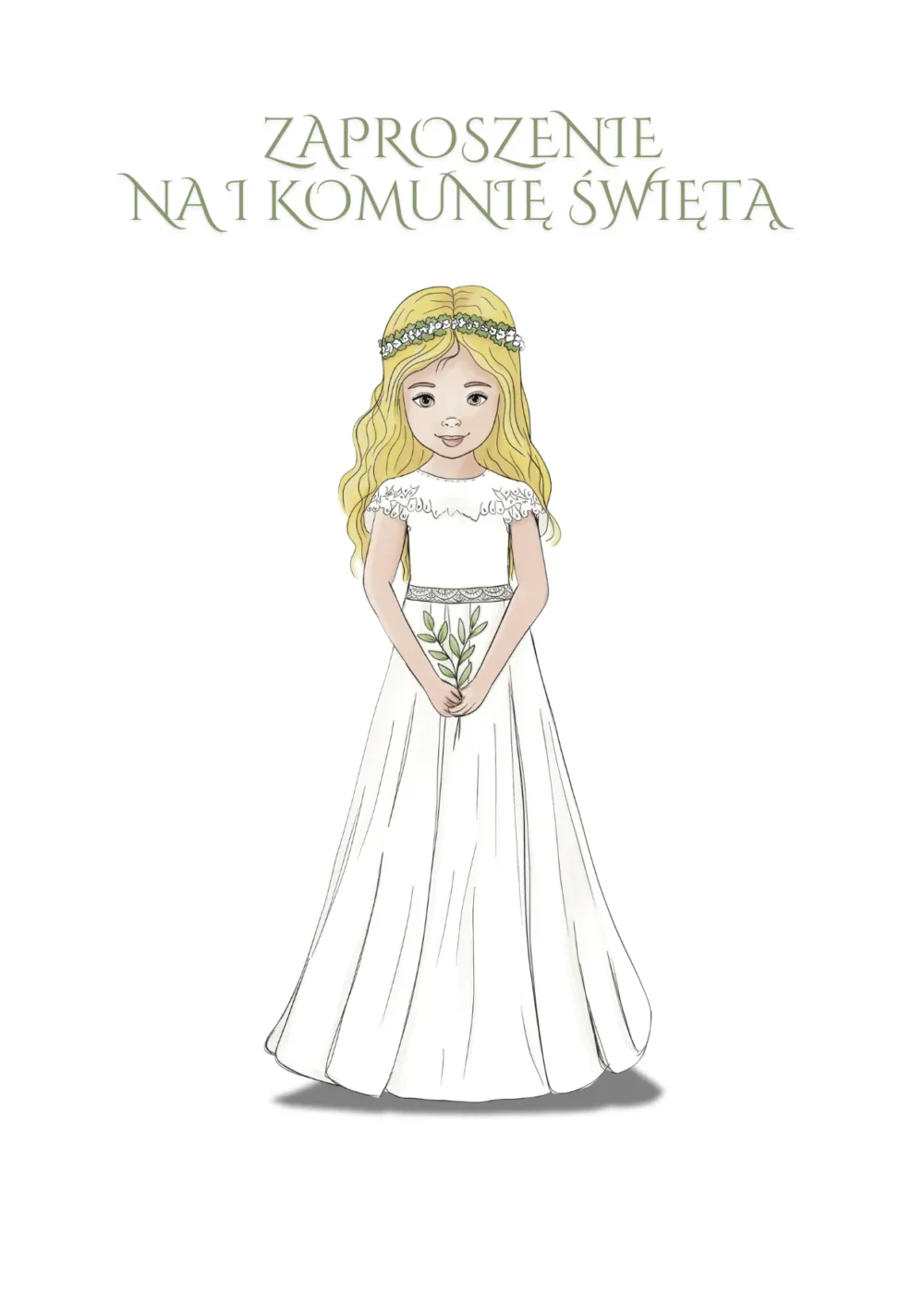 Zaproszenie I Komunia Zaproszenie I Komunia